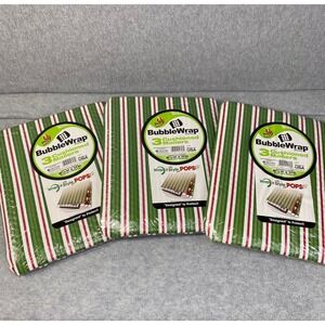 Duck Bubble Wrap Cushioned Mailers 9ct 8.5x11 Striped Holiday Shipping Supplies